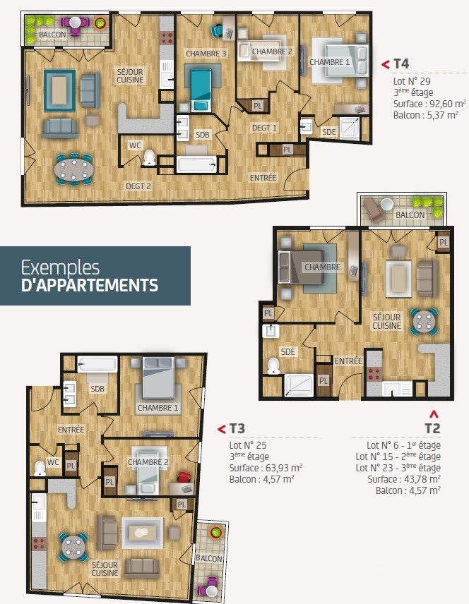Vente Appartement - 2 pièce(s) - 43m2 - Villers Cotterets (02600)